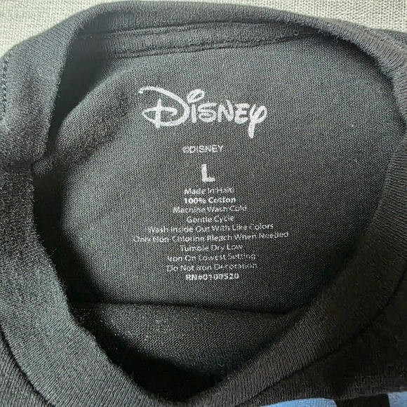 Disney Lilo Graphic Black Short Sleeve T-Shirt Unisex/Men's Size L - Picture 3 of 6